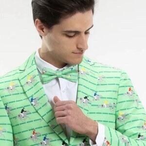 The Louisville Kentucky Derby Horse Racing Stripe BOW TIE Shinesty